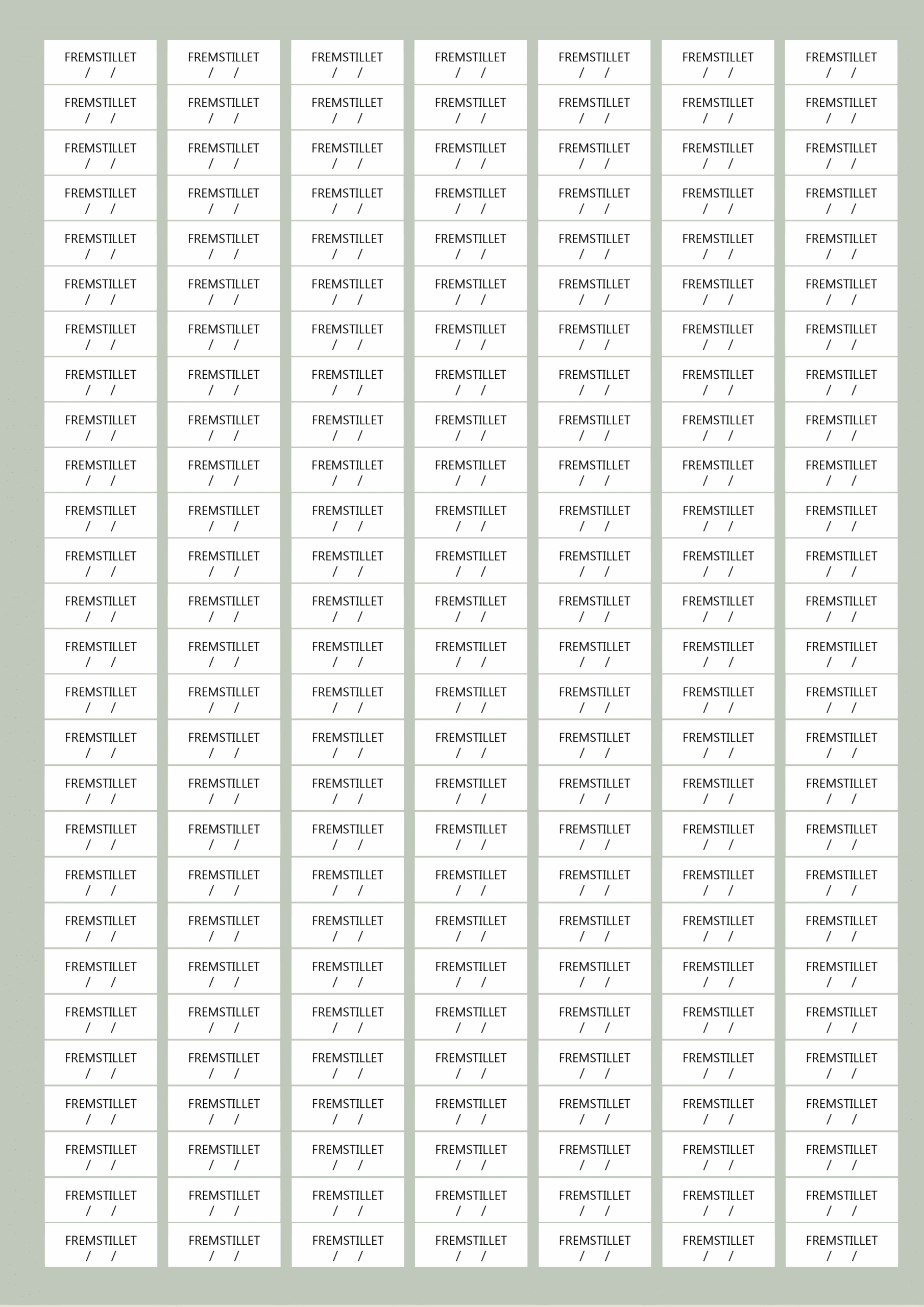 Husk hvornår du har lavet marmeladen sæt en etikette i bunden med teksten fremstillet og skriv dato på | Etiketter til mærkning af fremstillings-, åbnings- og udløbsdato på produkter.