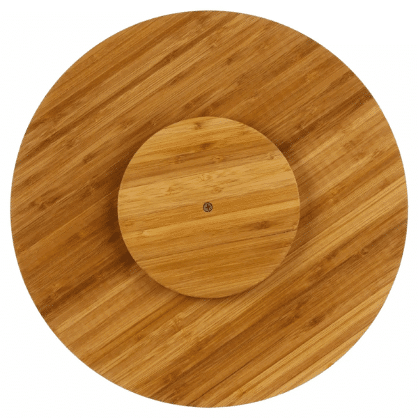drejefad 35 cm. i bambus. turntable, serveringsfad