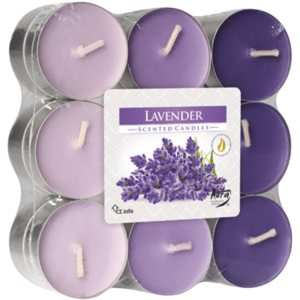 Duftlys med lavendel