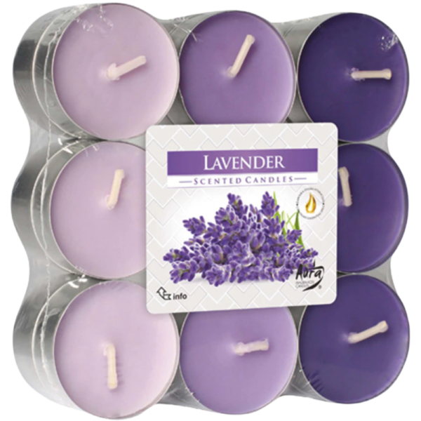 Duftlys med lavendel