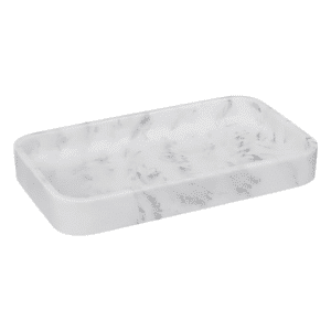 fad med marmorlook i polyresin. Perfekt til sæber, smykker, bølger mm.