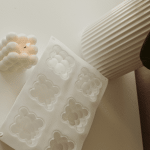 støbeform med 6 forme i en til støbning af boblelys