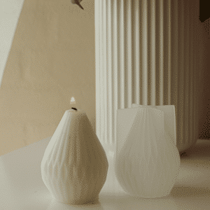 keglformede støbeform med bølger